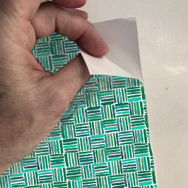 Dollhouse Wallpaper kleinschalige groene basketwea Sticker