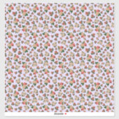 Dollhouse Wallpaper kleinschalige mini-rozen Sticker (Vel)