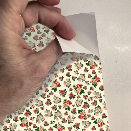 Dollhouse Wallpaper kleinschalige mini-rozen Sticker