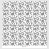 Dollhouse Wallpaper kleinschalige mini-rozen Sticker (Vel)