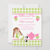 Dollies Tea Party Kaart (Voorkant)