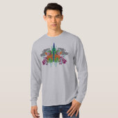 DollieYamma Colour version Long Hoeve Green T-shirt (Voorkant volledig)