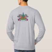 DollieYamma Colour version Long Hoeve Green T-shirt (Achterkant)