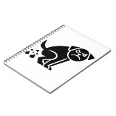Dollig Grappige Dolle Poepende Hond Notitieboek (Linkerzijde)