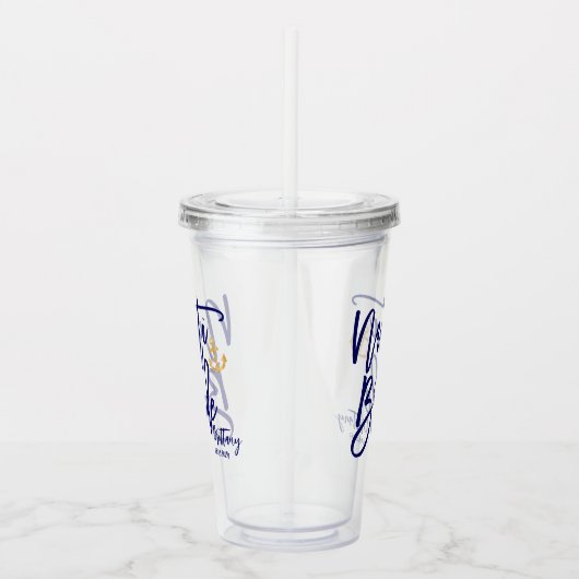 Dollige Bruid Grappig Kust Afscheidscadeaus voor d Acryl Drinkbeker (Rechts)