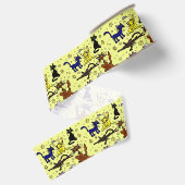Dollige Kat Vrouw Grosgrain Lint (Achterkant)