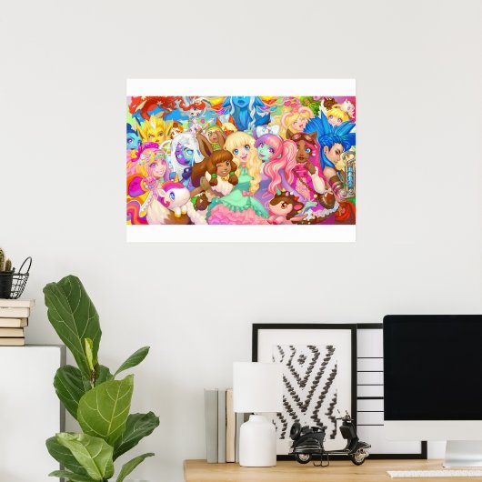 Dollightful Channel Art 2018 Poster (Thuiskantoor)