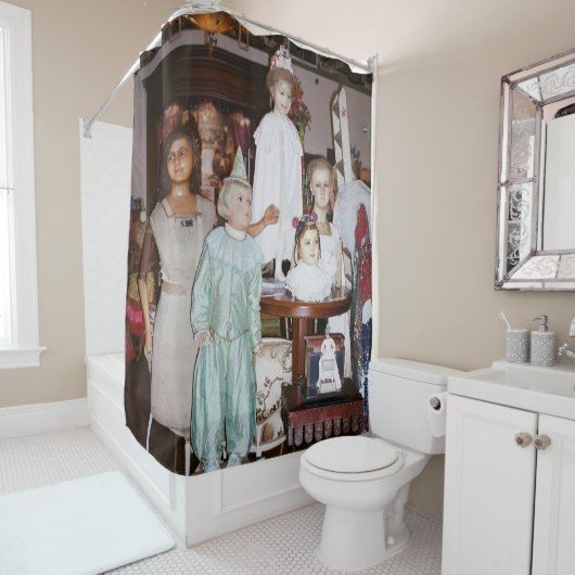  Dolls Antiek Douchegordijn (In situ)