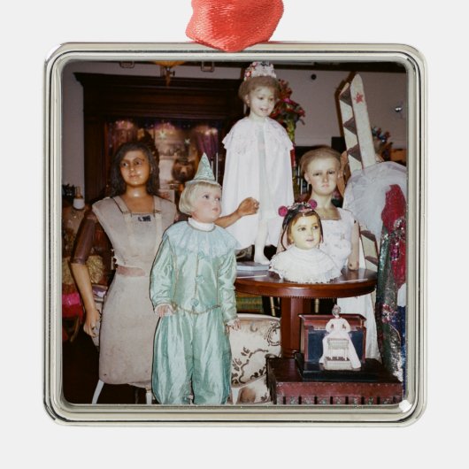  Dolls Antiek Metalen Ornament (Voorkant)