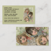 DOLLS DOLL BUSINESS CONTACT OP INFO-UITWISSELINGSK VISITEKAARTJE (Voorkant / Achterkant)