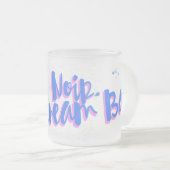 Dolls en koffie matglas koffiemok (Voorkant rechts)