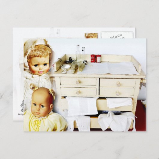 Dolls en  wijzigingstabel briefkaart (Voorkant / Achterkant)