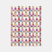 Dolls Fleece Deken (Voorkant)