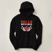 Dolls met Balls Talented Person Hoodie (Design voorkant)