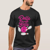 Dolls met een kogel. t-shirt (Voorkant)