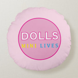 Dolls Mini Lives Officiële ronde kussen