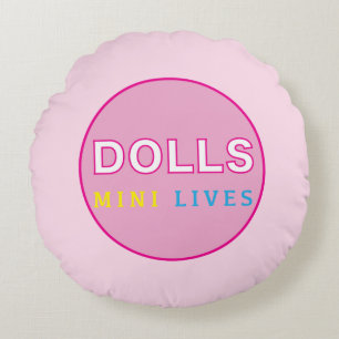 Dolls Mini Lives Officiële ronde kussen