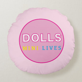 Dolls Mini Lives Officiële ronde kussen