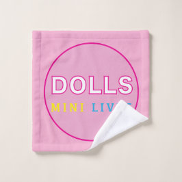 Dolls Mini Lives Officiële Wasdoek Washandje