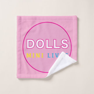 Dolls Mini Lives Officiële Wasdoek Washandje