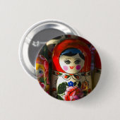 Dolls Ronde Button 5,7 Cm (Voorkant /achterkant)
