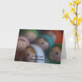 Dolls with smily faces To My Sister Happy Birthday Kaart (Gele Bloem)