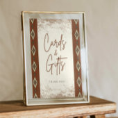 DOLLY Aztec rustieke Westerne Kaarten en geschenke Poster