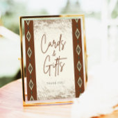 DOLLY Aztec rustieke Westerne Kaarten en geschenke Poster