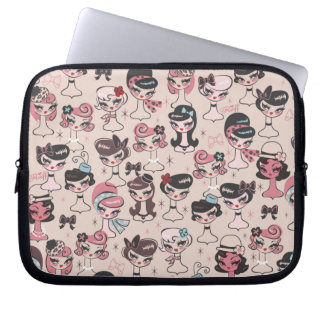 Dolly Chic Laptop Bag door Fluff Laptop Sleeve