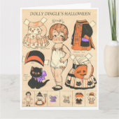 Dolly Dangle's Halloween🦇 Reproduction Paper Doll Kaart (Voorkant)