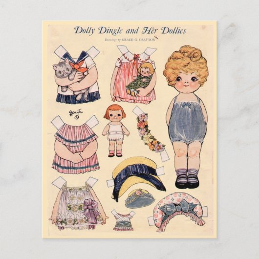 Dolly Dingle en de  reproductie van haar Dollies (Voorkant)