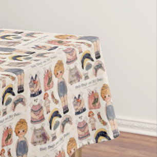 Dolly Dingle en haar Dolls Tablecloth Tafelkleed