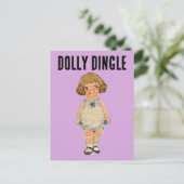 DOLLY DINGLE PAPER DOLL BRIEFKAART (Staand voorkant)