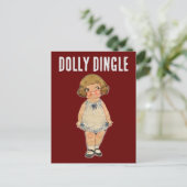 DOLLY DINGLE PAPER DOLL BRIEFKAART (Staand voorkant)