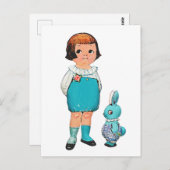 DOLLY DINGLE PAPER DOLL  BRIEFKAARTEN (Voorkant / Achterkant)