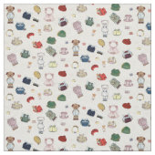 Dolly Dingle Papier voor  Kat Stof (Swatch)