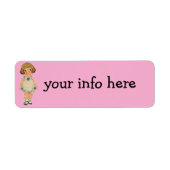 DOLLY DINGLE RETURN ADDRESS LABELS (Voorkant)