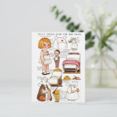 Dolly Dingle sluit zich aan bij het rode kruis-dro Briefkaart (Staand voorkant)