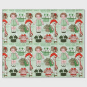 Dolly Dingle's Boyvriend Paper Doll Cadeaupapier (Vlak)