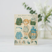 Dolly Dingle's Geliefde Papieren Pop Postkaart (Staand voorkant)