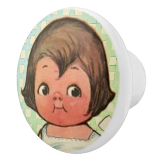 "Dolly Dingle's Sammy" Keramische Knop (Rechts)