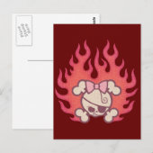 Dolly Flames Briefkaart (Voorkant / Achterkant)