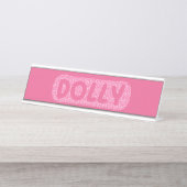 Dolly, hartscostuumnaam door CallisC Car Magnet T Bureau Naambordje (Voorkant)