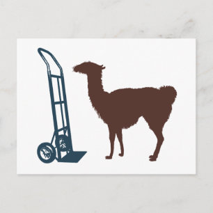 Dolly llama briefkaart