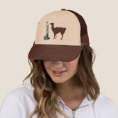 Dolly llama trucker pet (In situ)