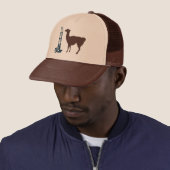 Dolly llama trucker pet (In situ)
