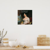 Dolly Madison Beroemd Waar Ik Zal Zijn Quote Poste Poster (Keuken)