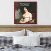 Dolly Madison en beroemd, waar ik een prijsopgave Canvas Afdruk (Insitu (Slaapkamer))