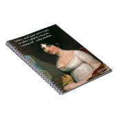 Dolly Madison en beroemd waar ik zal worden gecite Notitieboek (Rechterzijde)