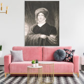 Dolly Madison, gegraveerd door John Francis Eugene Canvas Afdruk (Insitu (Woonkamer))